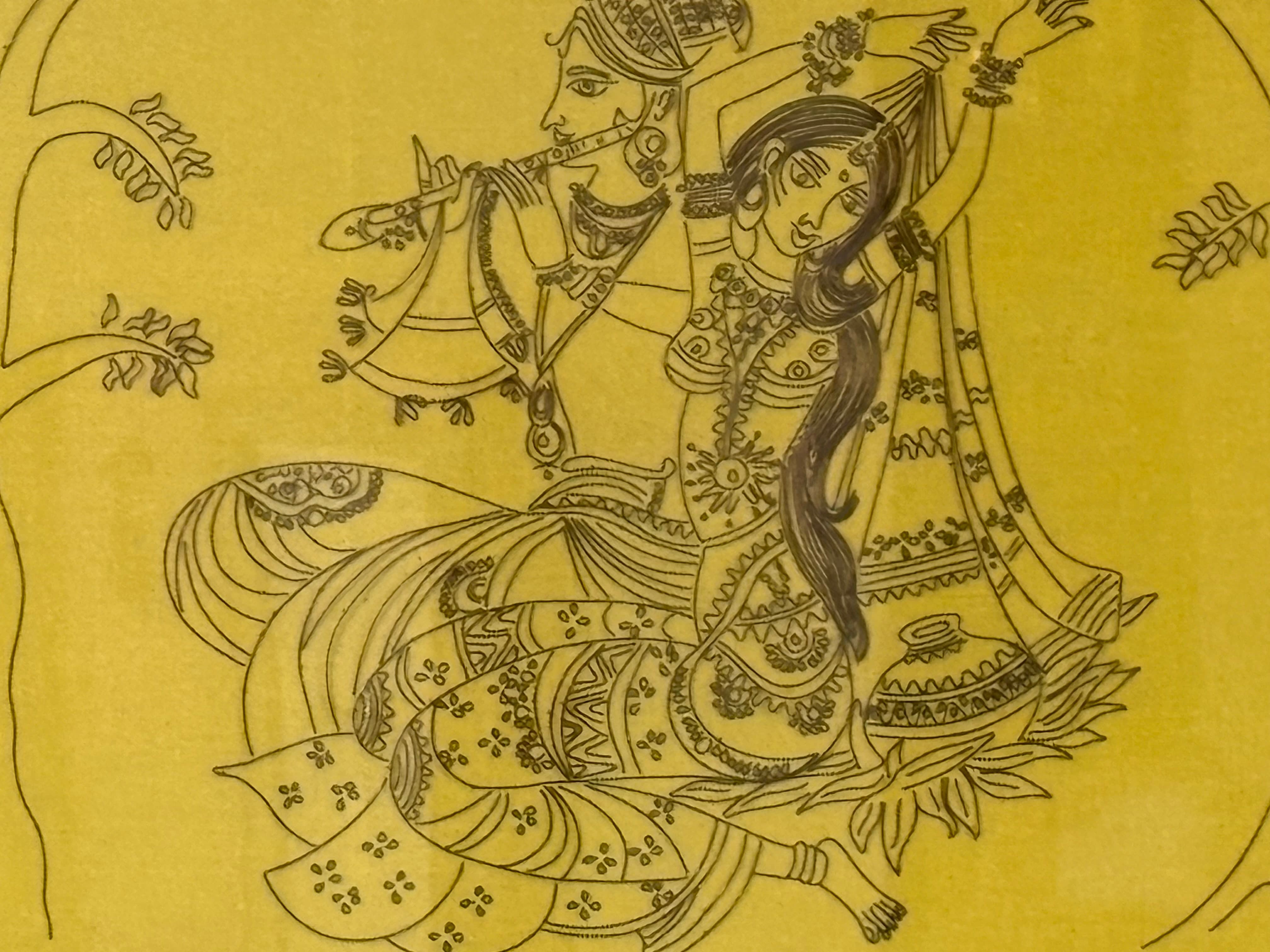 Radha Krishna Under the Tree