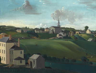 Meetinghouse Hill, Roxbury Fine Art Print
